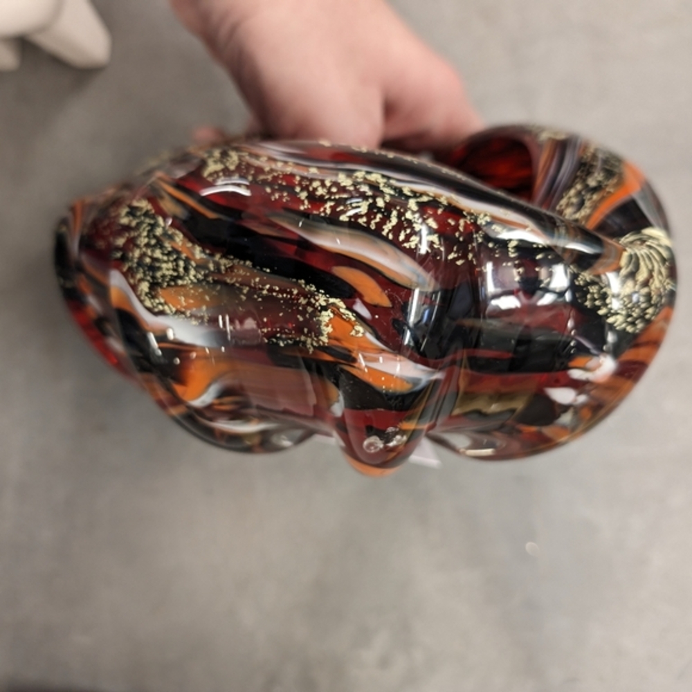 Captivating Japanese Art Glass Ashtray - Picture 2 of 13